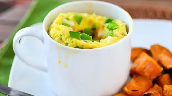 Preparing eggs in a cup is a simple and fun way to have a quick breakfast. — Photo courtesy of www.justputzing.com