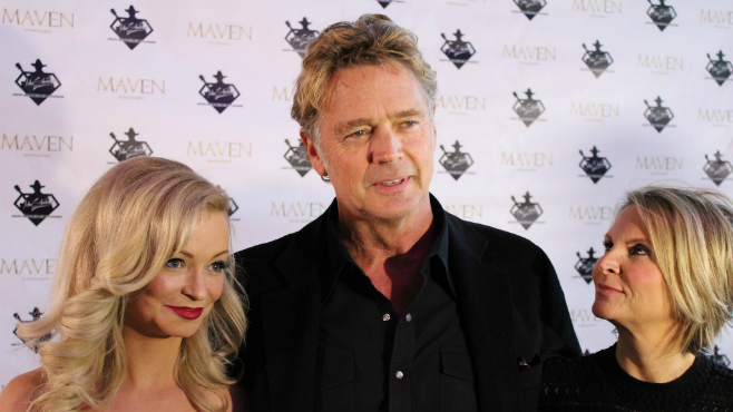 Mindy Robinson, John Schneider, and Alicia Allain on the Red Carpet at Celebrity Theater.